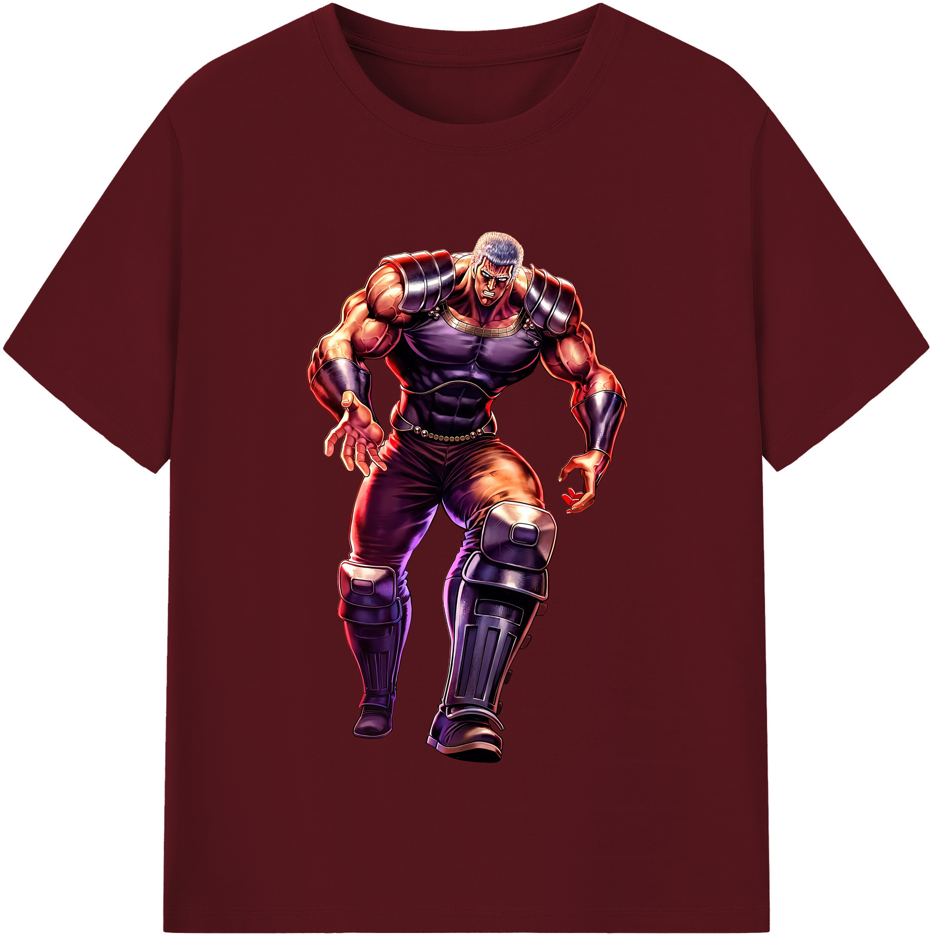 （画像用） 北斗の拳 Fist of the North Star 綿100％半袖Tシャツ（フロントプリント）